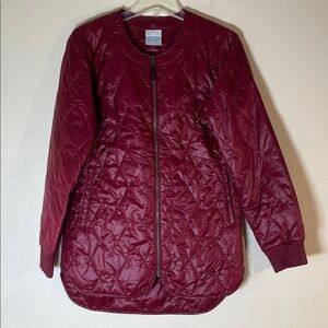 NEW! Columbia Burgundy Puffer Quilted Jacket. Small.